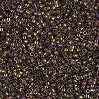 11/0 Delica Beads by Miyuki, DB023, Light Bronze Iris Metallic color - The Argus Collection