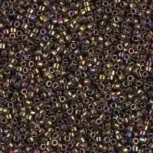11/0 Delica Beads by Miyuki, DB023, Light Bronze Iris Metallic color - The Argus Collection