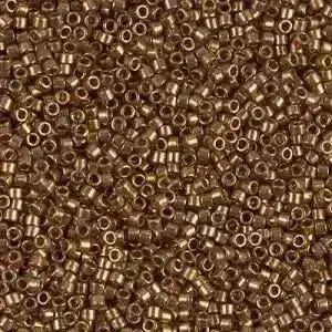 11/0 DelicaBeads by Miyuki in DB0022, Light Bronze Metalic - The Argus Cllection