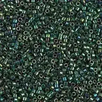 11/0 Delica Beads, DB0027in Teal Iris Metallic Color - The Argus Collection