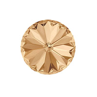 Brilliance Crystal Rivolis, 1122, 12mm, Golden Shadow - The Argus Collection