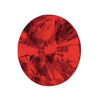 Brilliance Crystal Rivolis, 1122, 12mm Light Siam - The Argus Collection