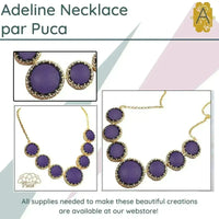Adeline Necklace Pattern par Puca - The Argus Collection