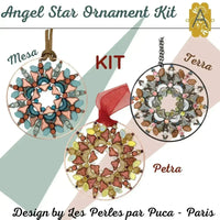Angel Star Ornament Complete Bead Kit, by Les Perles par Puca - The Argus Collection