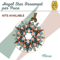 Angel Star Ornament Complete Bead Kit, by Les Perles par Puca - The Argus Collection
