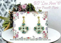 Lou Ann Earrings Pattern par Puca - The Argus Collection