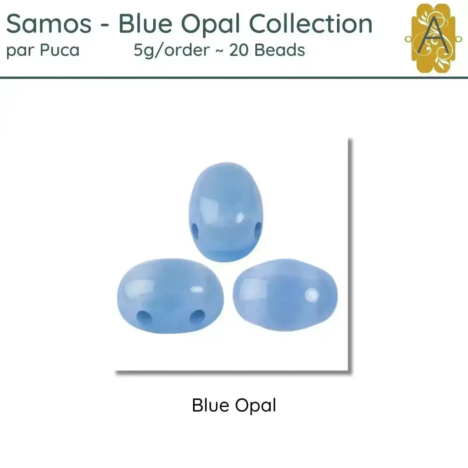 Samos par Puca, 5g, Blue Opal Collection, 8 Finishes - The Argus Collection