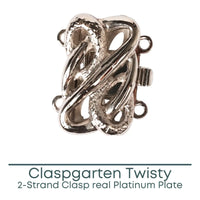 Claspgarten Twisty, 2-Strand Box Clasp - The Argus Collection