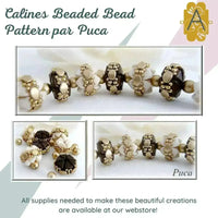 Calines Beaded Beads Pattern par Puca - The Argus Collection