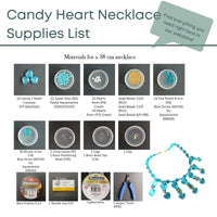 Candy Heart Necklace Pattern par Puca - The Argus Collection