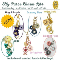 Elly Purse Jewel Complete Bead Kit, 6 Color Choices - The Argus Collection