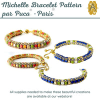 Michelle Bracelet Pattern par Puca - The Argus Collection