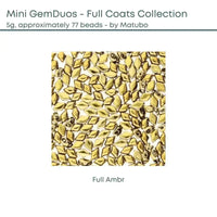 Mini Gemduos Beads, 5g., Full Coats Collection, 3 Colors - The Argus Collection