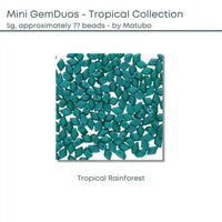 Mini Gemduo Breads, 5g., Tropical Collection 3 Colors - The Argus Collection