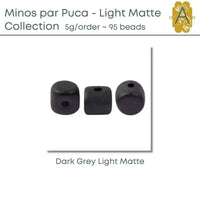 Minos par Puca, Light Matte Collection, 5 grams, 8 Colors - The Argus Collection