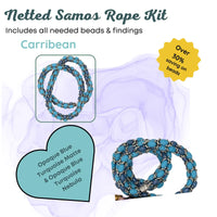 Netted Samos Rope Necklace Bead Kit