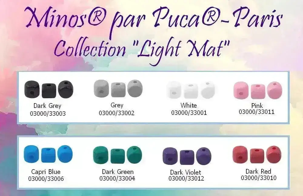 Minos par Puca, Light Matte Collection, 5 grams, 8 Colors - The Argus Collection