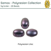Samos par Puca, 5g, Polynesian Collection, 7 colors - The Argus Collection