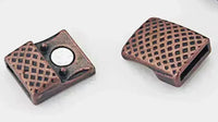 Diamond Dots, Magnetic Clasp, for 10mm Flat Leather, 2 Finishes - The Argus Collection