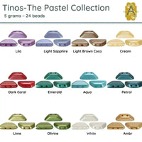 Tinos par Puca, 5g, The Pastel Collection, 12 Colors - The Argus Collection