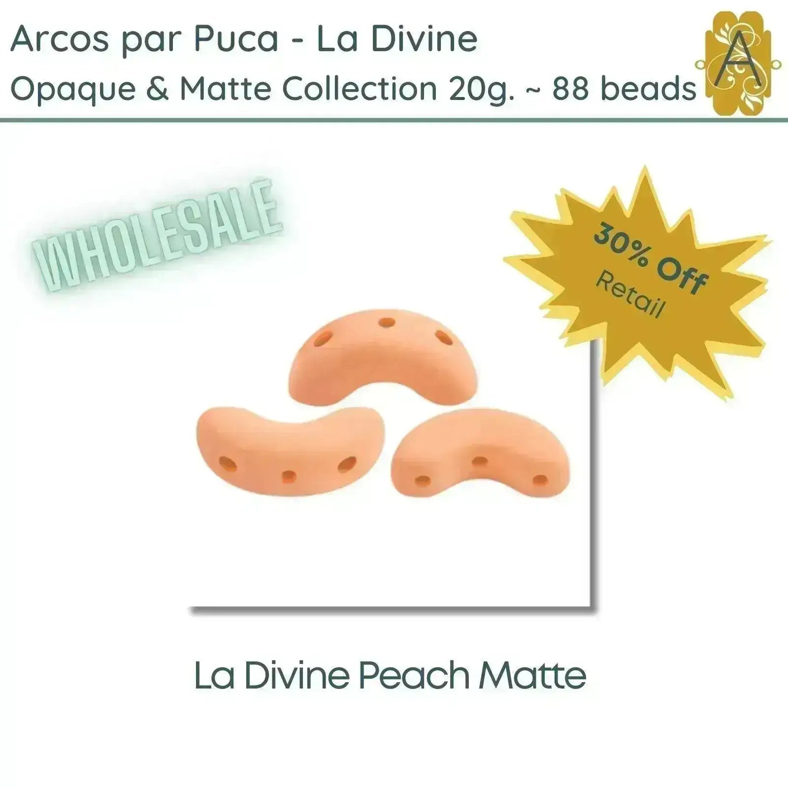 WHOLESALE, Arcos par Puca, La Divine Opaque & Matte Collection, 20g., 10 colors - The Argus Collection
