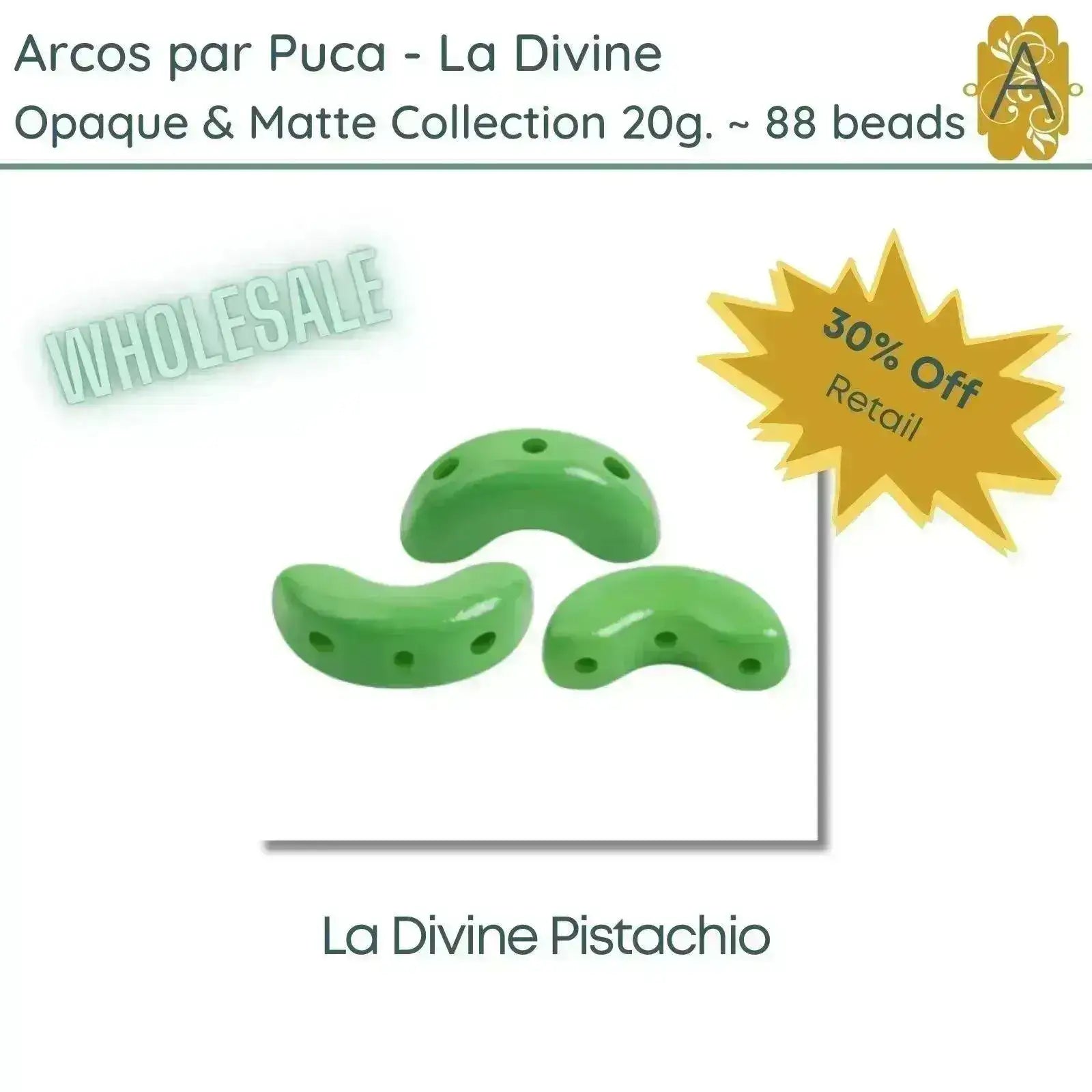 WHOLESALE, Arcos par Puca, La Divine Opaque & Matte Collection, 20g., 10 colors - The Argus Collection
