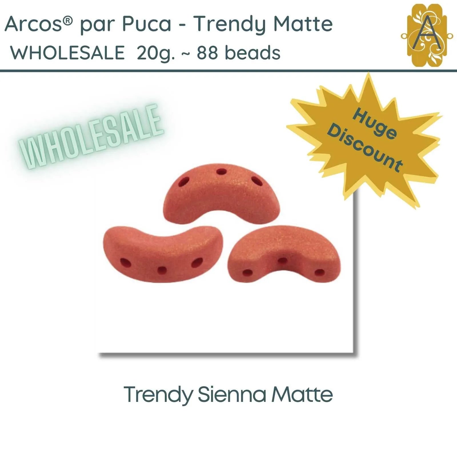 WHOLESALE, Arcos par Puca, 20g., Trendy Matte Collection, 5 Colors - The Argus Collection