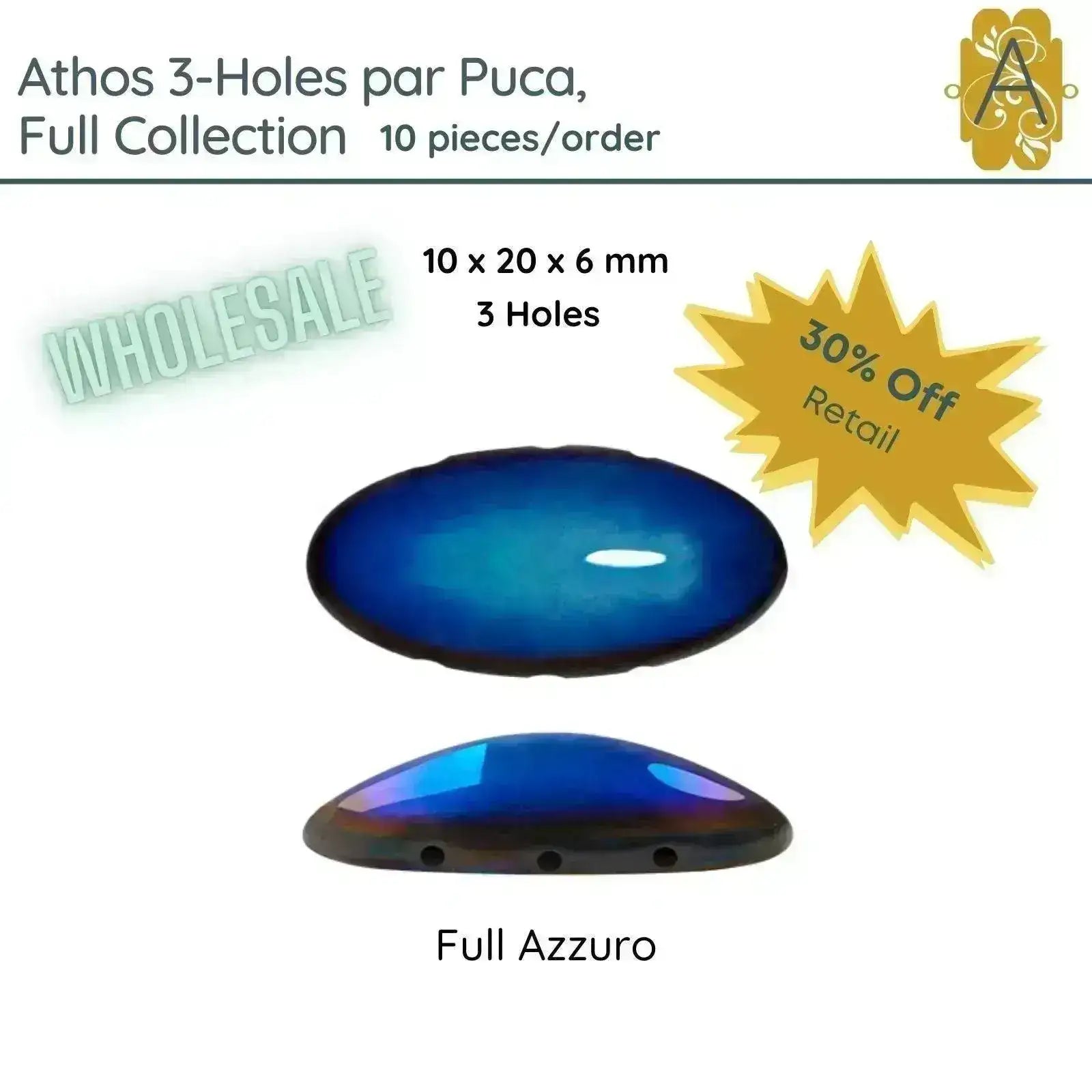 WHOLESALE! Athos 3-Holes par Puca, Full Collection, 3 Colors - The Argus Collection