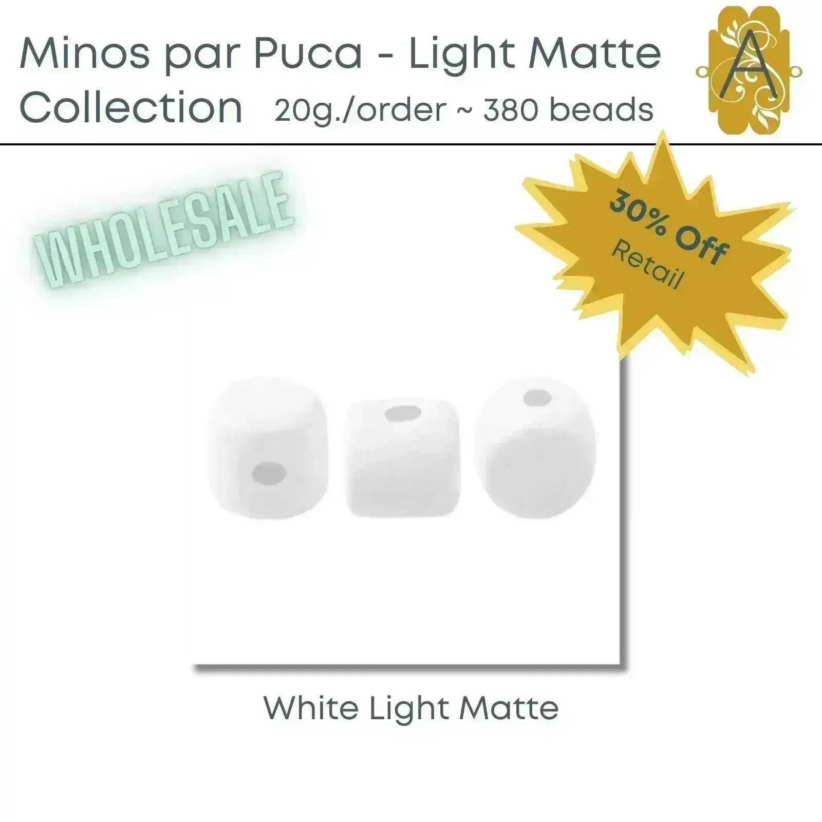 Wholesale, Minos par Puca, Light Matte Collection, 20 grams, 8 Colors - The Argus Collection