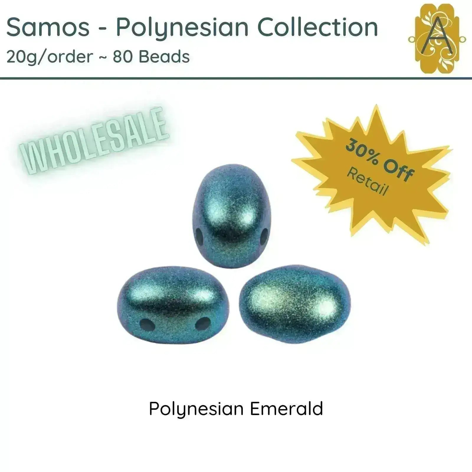 WHOLESALE! Samos par Puca, Polynesian Collection, 7 colors - The Argus Collection