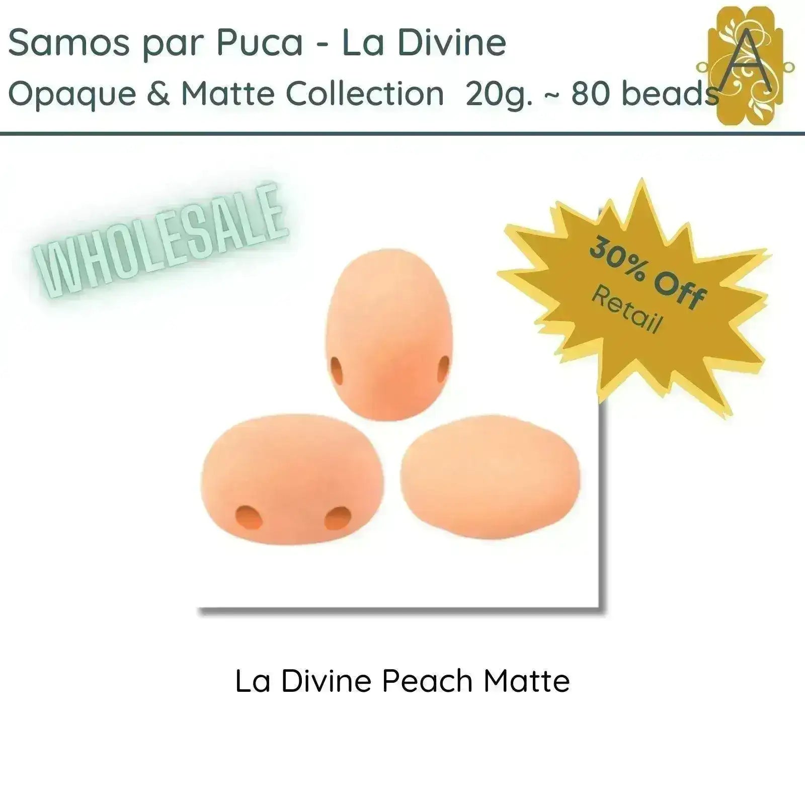 Wholesale, Samos par Puca, La Divine Opaque & Matte Collection, 20g., 10 colors - The Argus Collection