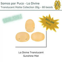 WHOLESALE! Samos par Puca, 20g., La Divine Translucent Matte Collection, 8 colors - The Argus Collection