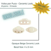 WHOLESALE, Volos par Puca, 20g, Ceramic Look Collection, 8 colors - The Argus Collection