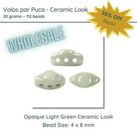 WHOLESALE, Volos par Puca, 20g, Ceramic Look Collection, 8 colors - The Argus Collection