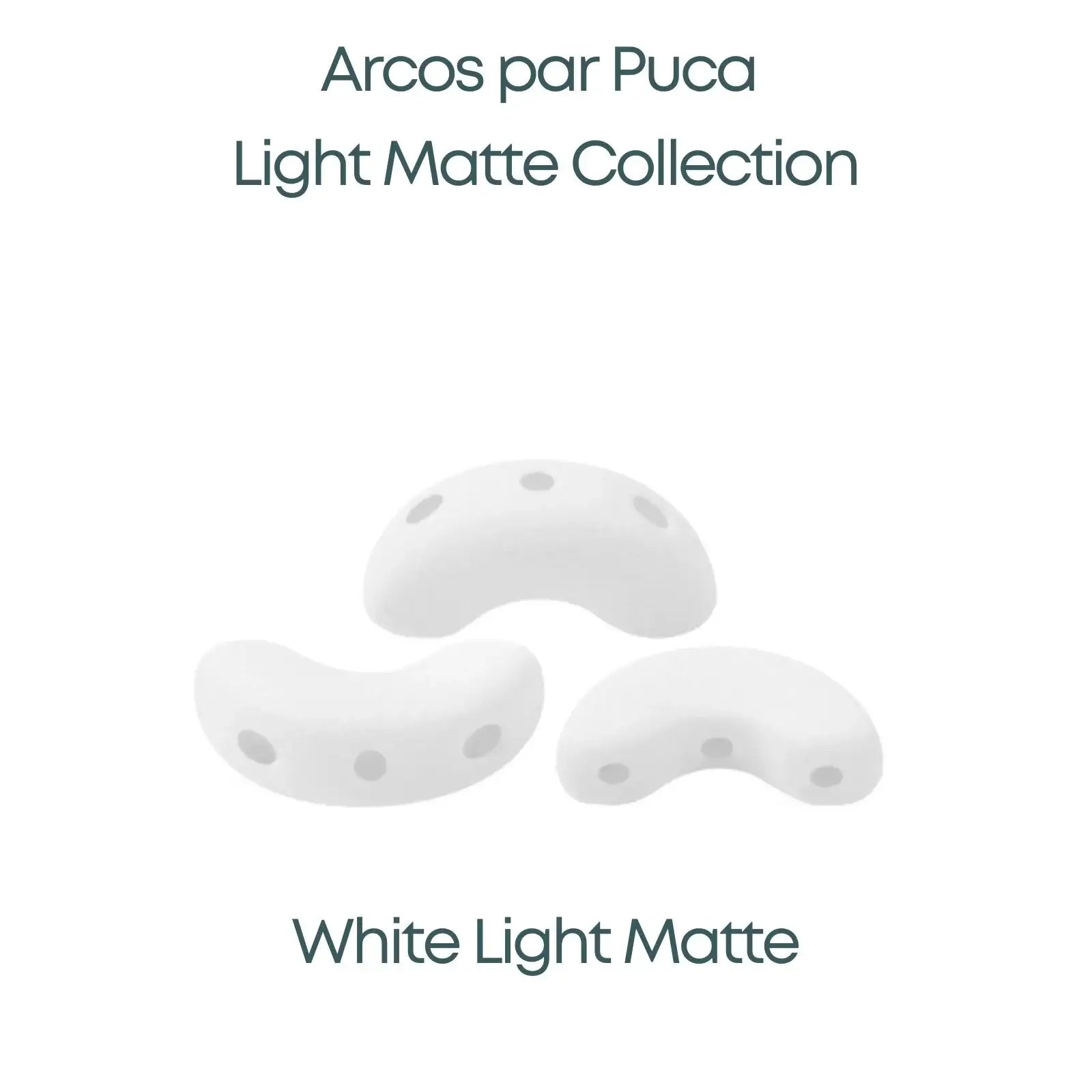 Arcos Beads par Puca, Light Matte, 5g or 20g