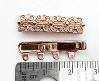 Moroccan, 4-Strand Clasp, 4 Finishes - The Argus Collection
