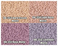 11/0 Delica Beads, DB0353, DB0354, DB0355, DB0356 - The Argus Collection