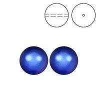 Brilliance Crystal Pearls, Iridescent Dark Blue, 5810, 3, 4, 6, 8, 10mm - The Argus Collection