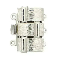 Shiplap 3-Strand Box Clasp in 2 Finishes - The Argus Collection