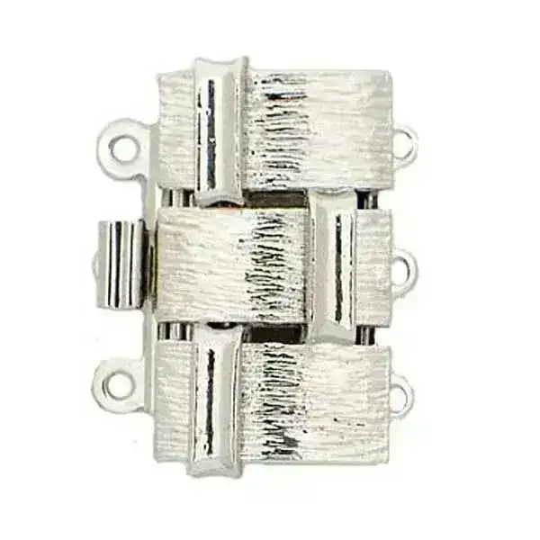 Shiplap 3-Strand Box Clasp in 2 Finishes - The Argus Collection