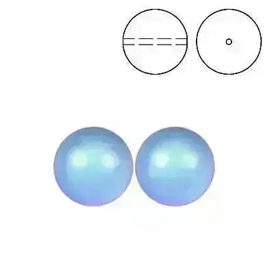 Brilliance Crystal Pearls, 5810, Iridescent Light Blue in 3, 4, 6, 8 or 10mm - The Argus Collection