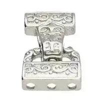 Fancy Foldover Magnetic Clasp, 3-Strands - The Argus Collection