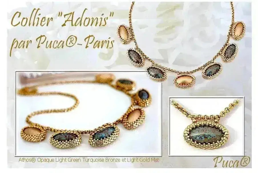Athos Cabochons par Puca, Purple Collection - The Argus Collection