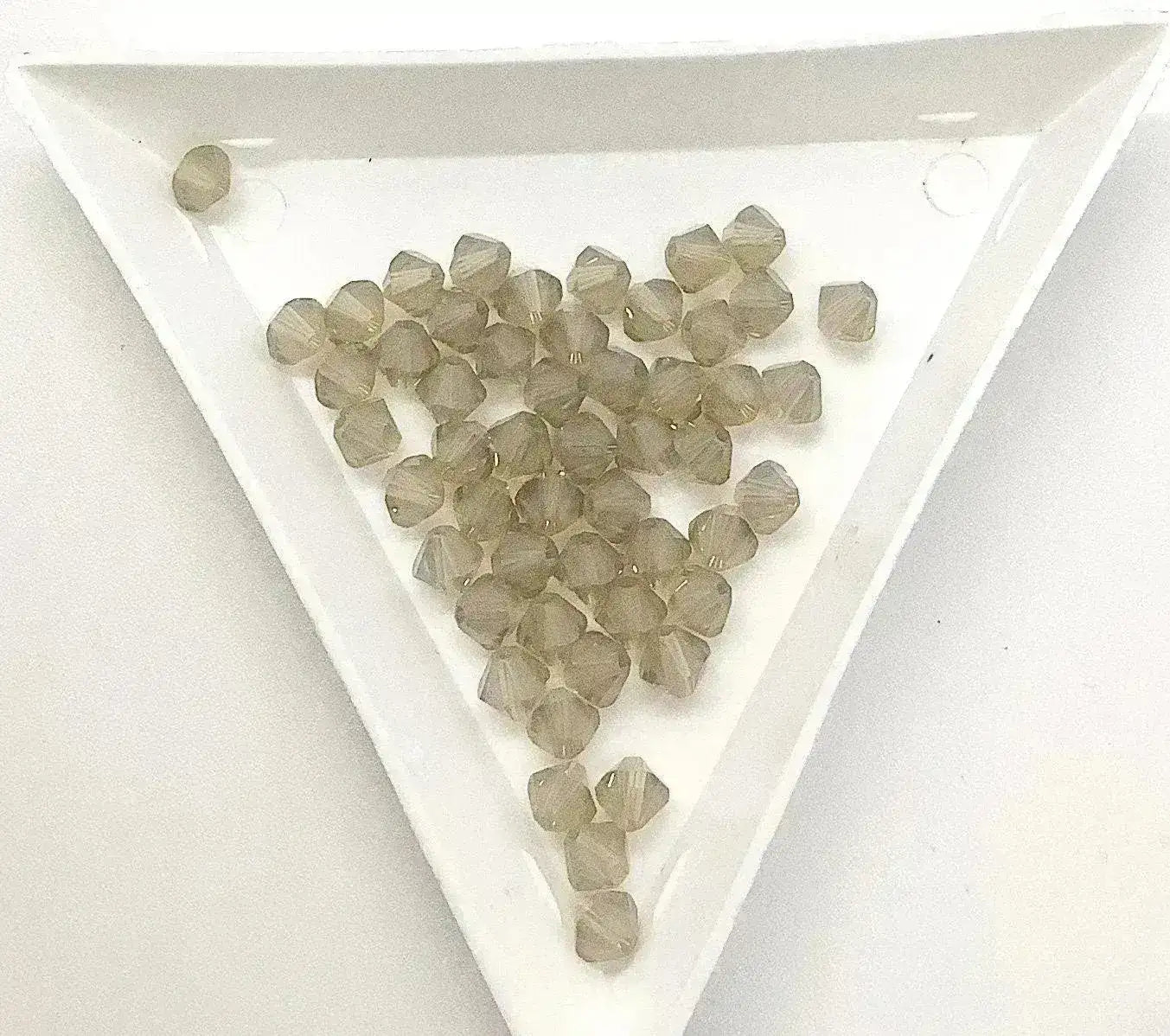Brilliance Crystal Bicones 5328, Opal Collection, 4mm - The Argus Collection