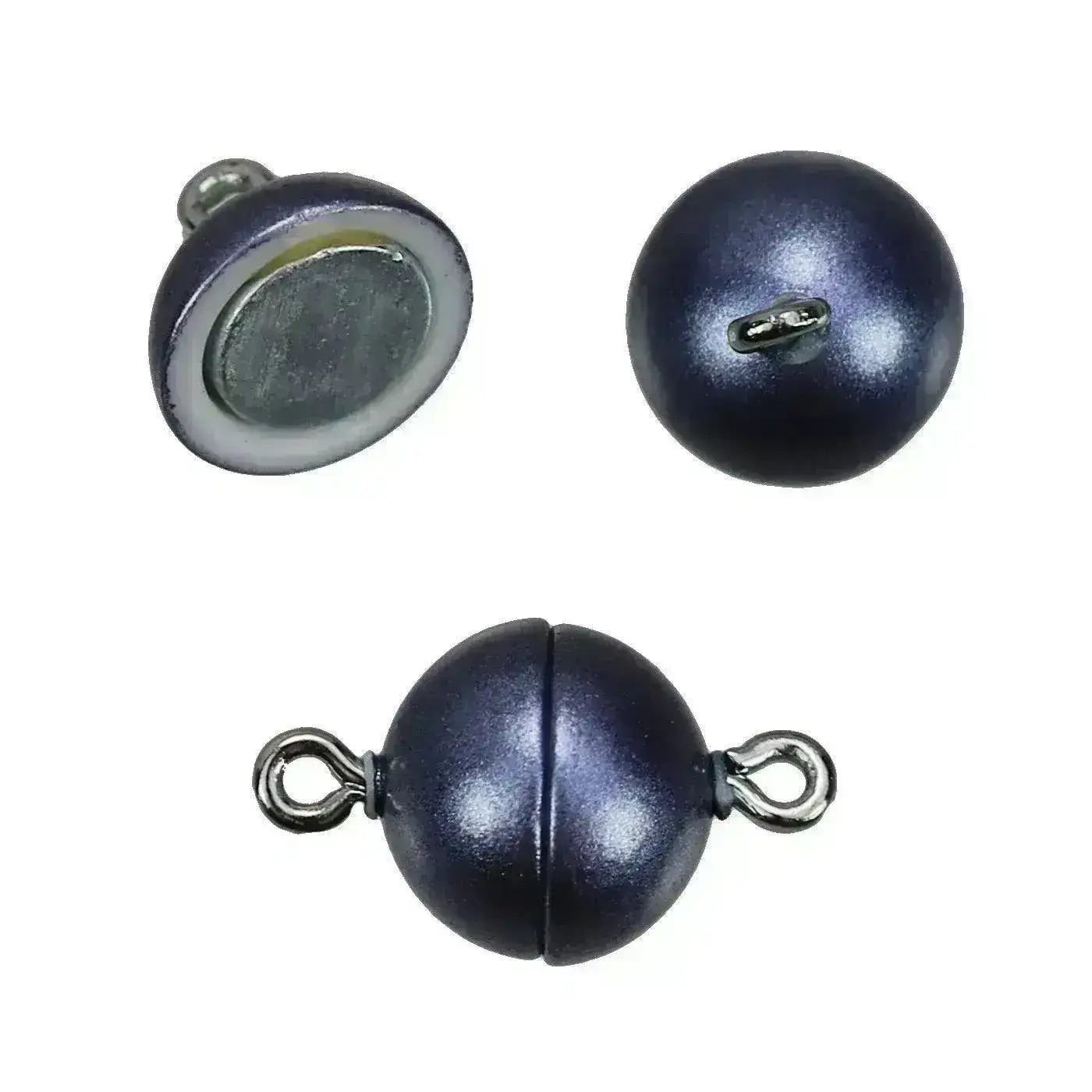 Mini Moon Rare Earth Magnetic Clasps, 10mm, in 7 Colors - The Argus Collection