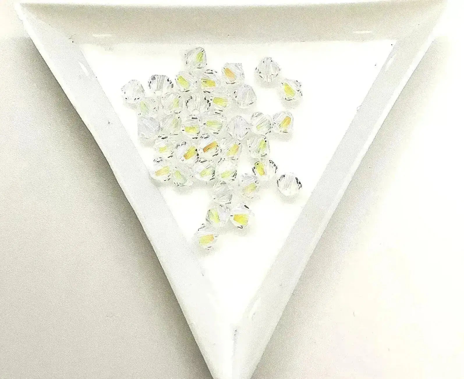 Brilliance Crystal Bicones 5328, Shimmer Collection, 4mm - The Argus Collection