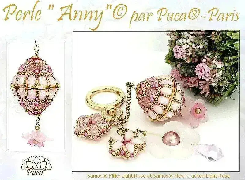 Anny Beaded Bead Pattern par Puca - The Argus Collection