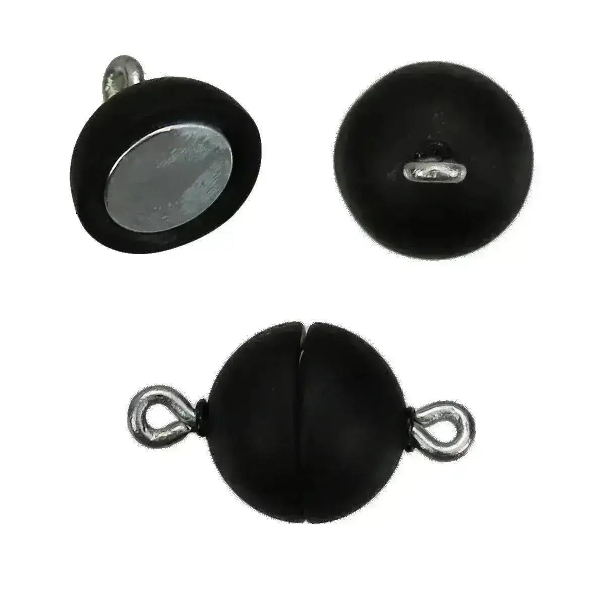 Mini Moon Rare Earth Magnetic Clasps, 10mm, in 7 Colors - The Argus Collection