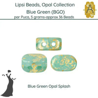 Lipsi par Puca, Blue Green Opal Collection - The Argus Collection