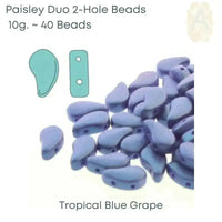 Paisleyduo, Tropical Collection, 10g. - The Argus Collection